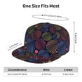 thumbnail image 6 of Uemuo Colorful Shells Pattern Women's Baseball Cap,Straight Brim Hat,Golf Dad Hat,Travel Hat,Sun Protection Cap,Everyday Accessory, 6 of 9
