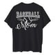 thumbnail image 4 of Camiseta de Cuello Redondo Impresa Delantera Y Trasera de Béisbol de las Mujeres de Verano, Camisetas Cortas Casuales Ligeras para las Mujeres, 4 of 5