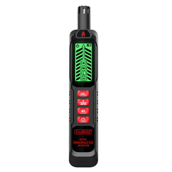 Gases Leak Detector,With Sound Test With Combustible Leak Combustible Test Natural Tester Leak Natural Test Meter Portable Combustible Tester Portable Handheld Combustible Alert Multicolor