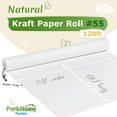 thumbnail image 2 of Rollo de papel kraft PerkHomy 17.8 x 36.6 cm (36 m) blanco 80 g/m² 55 lb, 2 of 6