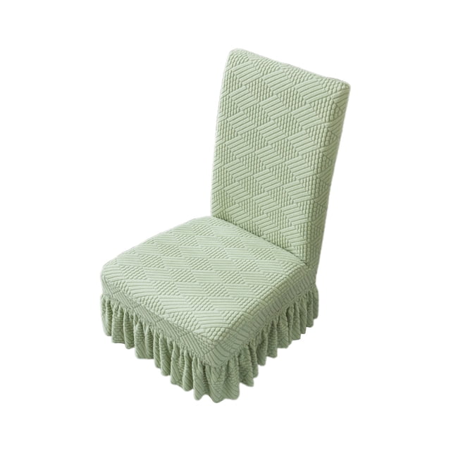 Decoración de la Sala de Estar Cubierta de la Silla Del Restaurante, Cubierta de la Silla Elástica con Falda, Cubierta de Protección Del Asiento de la Cocina, Decoración de la Boda, Tela de Spandex Pa