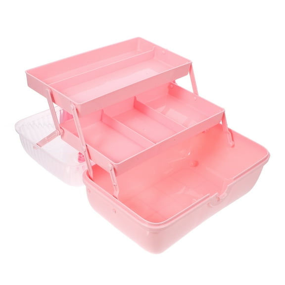 HEMOTON Hair Clips Container Headbands Organizer Multipurpose Organizer Portable Storage Box