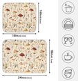 thumbnail image 5 of Mushroom Fall Forest Dish Drying Mats for Kitchen Counter Absorbent Microfiber Dish Drying Matt 16 x 18 Inch Draining Reusable Rack Pad, 5 of 8