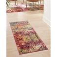 thumbnail image 1 of Unique Loom 3119584 2 ft. 7 in. x 10 ft. Ivy Jardin Runner Rug, Multi Color, 1 of 6