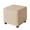 Beige Gray, variant on LKJYER Ottoman Cover, Ottoman Slipcover Velvet Foot Stool Cover Soft Square Storage Ottoman Cover Removable Washable with Elastic Bottom