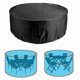 thumbnail image 2 of Patio Furniture Covers Waterproof Round Table Cover Heavy Duty Cover Tough Canvas Uv Resistant, 2 of 5