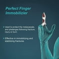 thumbnail image 2 of ISTAR Frog Type Finger Splint Finger Straightening Brace with Padded Aluminum Fixing, 2 of 4