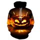 thumbnail image 1 of Sudadera con capucha de Halloween para hombre y mujer, ropa informal con cabeza de calabaza aterradora, holgada, 3D, Hip Hop, divertida, otoño, 1 of 4