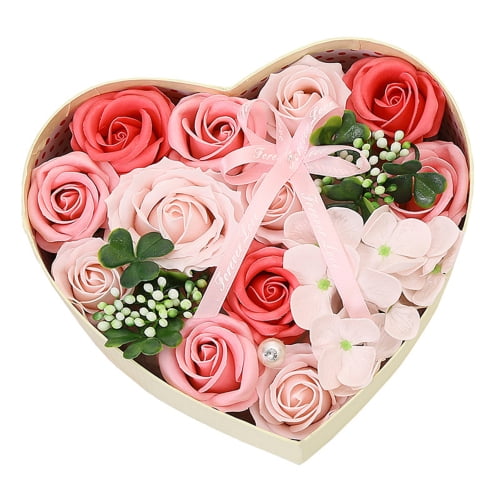 Heart Shaped Gift Boxes for Preserved Roses. Custom Heart Box Design