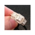 thumbnail image 4 of 1 3/8ct Princess Cut Diamond 3-Stone Ring 14K White Gold, 4 of 4