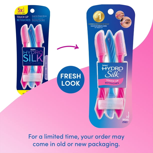 Schick Hydro Silk Touch-Up Exfoliating Eyebrow Razor & Precision