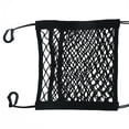 thumbnail image 4 of Red de almacenamiento para asiento de coche de doble capa con bolsillo organizador de malla para asiento de coche, 4 of 7