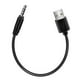 thumbnail image 2 of 3.5mm Plug AUX Audio Jack to USB 2.0 Male Charger Cable Adapter Cord for Car MP3, 2 of 5