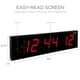 thumbnail image 2 of Reloj LED digital Ivation, enorme, de gran tamaño, 76 cm, azul, 2 of 6