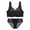 Black, variant on DecSea Lingerie Set for Women Sexy Two Piece Fishnet Rave Outfits Free Size Long Sleeve Nightwear Mesh Clubwear