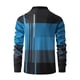 thumbnail image 4 of pstuiky camisa de manga larga para hombre, Camisa de manga larga con solapa y botones de tela holgada con diseño de patchwork para hombre top de hombre xl, 4 of 8