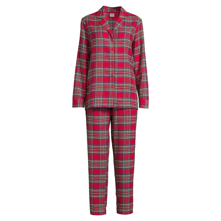 PajamaGram Flannel PJs for Women - Womens Pajama Sets, Ruby, XS Red :  : Clothing, Shoes & Accessories