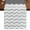 Gray, variant on Turquoise Chevron 48 Inch Table Runner, Geometric Grey Wavy Striped White Farmhouse Dresser Scarf Cotton & Linen Tablerunner for Dining/Kitchen Island/Holiday Party Décor 13" x 48"