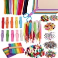 thumbnail image 1 of de manualidades, de tijera para proyectos de bricolaje, accesorios para y niñas, juguetes para de 4 5 6 7 11 50 piezas 50 piezas de palo SM SunniMix Proyecto de arte artesanal, 1 of 8
