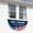 B, variant on 4th of July Fan Shaped Garden Flag E,Independence Day Decor,250th Anniversary 45x90cm Americana Swallowtail Banner for Memorial Day Outdoor