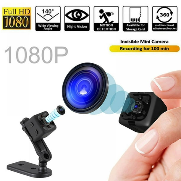 Basistheorie schelp Belonend Mini Spy Camera 1080P Hidden Camera,Portable Small HD Nanny Cam with Night  Vision and Motion Detection,Indoor Covert Security Camera for Home and  Office,Built-in Battery - Walmart.com
