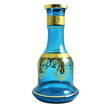 VAPOR HOOKAHS PRINCE BOHEMIAN STYLE GLASS HOOKAH VASE: SUPPLIES FOR HOOKAHS. Bell Shape Base accessory parts for narguile pipes. These Shisha Pipe accessories are made in China.