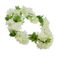 thumbnail image 4 of 18-head Artificial Flower Garland Simulation Flower rattan artificial Rattan Wedding Party Hanging Fake Rattan, Creamy White, 4 of 7