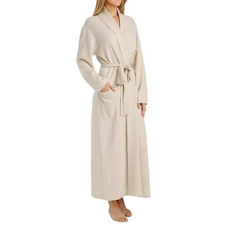 Cashmere Womens Robe - 2011 Cashmere Classic Long Robe With Shawl Collar