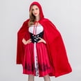 thumbnail image 4 of Disfraz de Caperucita Roja para Halloween, disfraz de Navidad para adultos, disfraz de cosplay, disfraz de cosplay, 4 of 5
