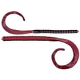 thumbnail image 2 of Xzone Blitz Worm 11 inch Ribbon Tail Worm 8 pack (Motor Oil), 2 of 3