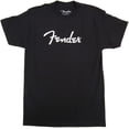 thumbnail image 1 of Camiseta Fender Spaghetti Logo Negra 100% algodón Talla L, 1 of 1