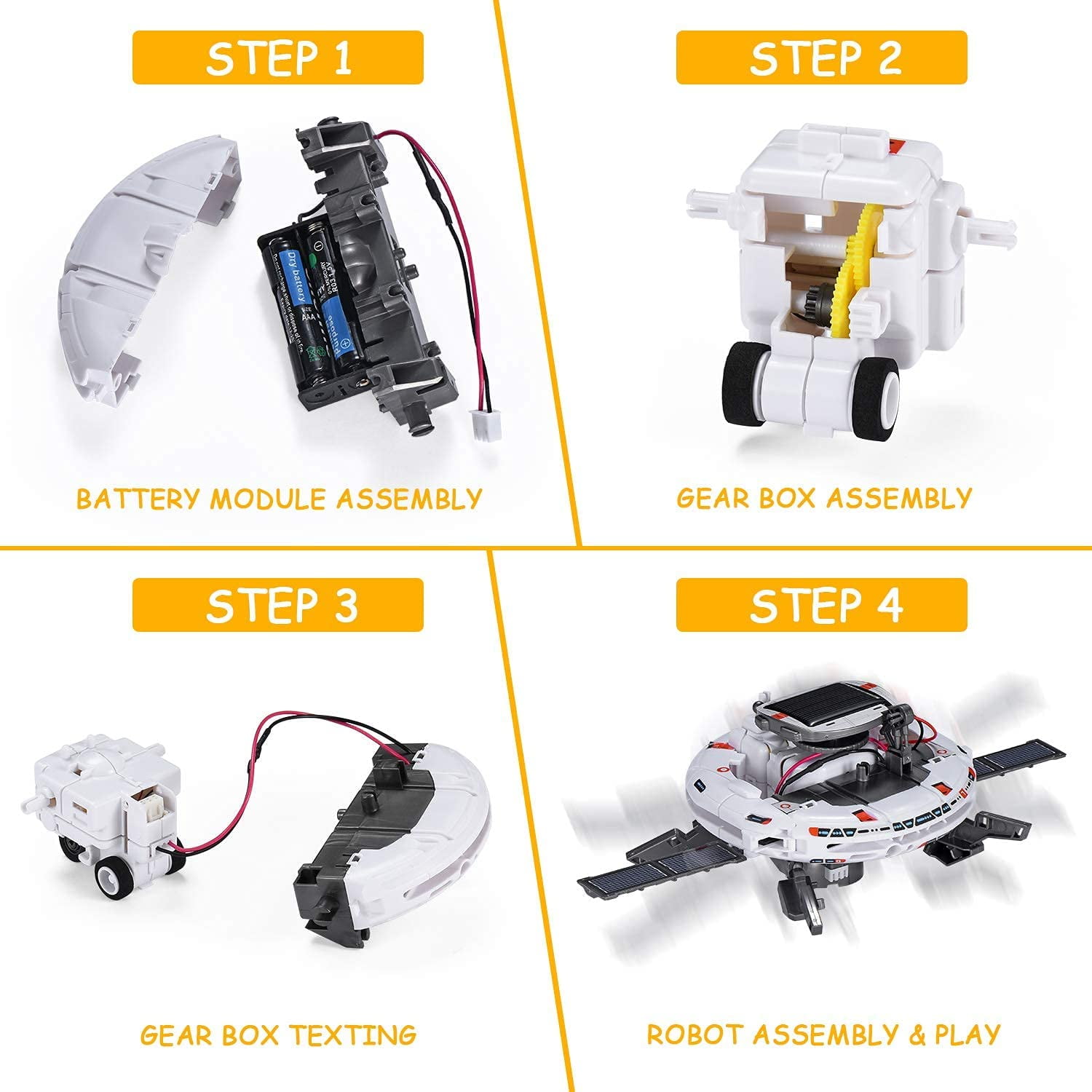 Stem Robotics Kit for Kids USA  Solar Robot Kits – MyAutomationGuru