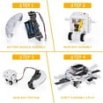 thumbnail image 6 of Rirool 6-in-1 Solar Robot Kit for Kids Ages 8-12, STEM Space Station, Rover, Shuttle, Dog & Explorer Models, DIY Educational Science Kit, Solar Powered or Battery Operated, Gift for Boys & Girls, 6 of 10