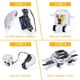 thumbnail image 4 of Juguetes de robot solar para niños de 8 a 12 años, proyectos, kits científicos 6 en 1, juguetes educativos de construcción, regalos de cumpleaños de Navidad para niños, niñas y adolescentes de 8 a 12, 4 of 7