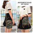 thumbnail image 6 of FORMRS Crossbody Bag for Women Quilted Travel Shoulder Cell Phone Purse with Chain Strap Handbag, Green Christmas Holly, 6 of 7