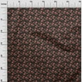 thumbnail image 3 of oneOone Polyester Spandex Black Fabric Floral Sewing Material Print Fabric By The Yard 56 Inch Wide, 3 of 4