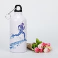thumbnail image 2 of Deporte acuático de sublimación recubierto en duradero con mosquetón Tapa blanca para beber con lazo de transporte para de calor de Gloria botella de sublimación, 2 of 8