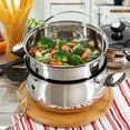 thumbnail image 7 of Oster Baldwyn 10 Piece Stainless Steel Belly-Shaped Nonstick Cookware and Utensil Set, 7 of 7