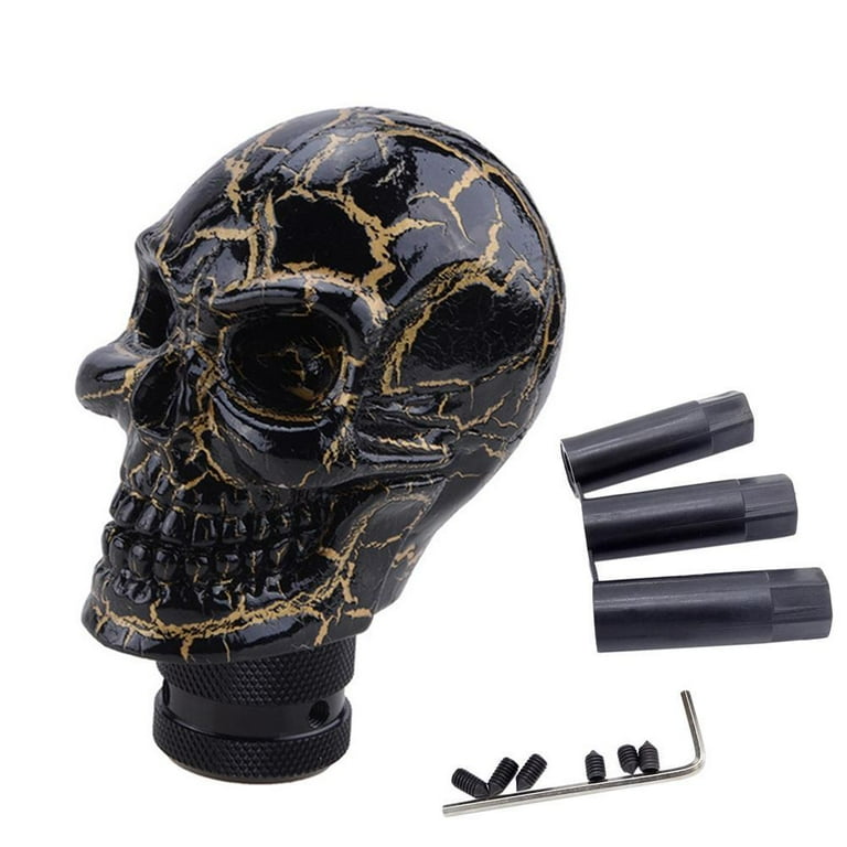 Universal Skull Head Manual Car Gear Stick Shifter Knob Handle Shift Lever  X4D2 