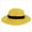 Yellow, variant on Diufon Unisex-Adult's Wide Brim Straw Hat Casual Outdoor Beach Sun Athletic Hats Trendy Solid Color Cap
