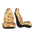 thumbnail image 4 of Car Seat Covers Are Protected From Dust And Spillage And Elastic Straps Are Easy To Install For Easy Car Suv Truck Delivery Groovy Flowers (7) 1, 4 of 8