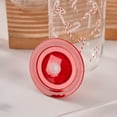 thumbnail image 3 of Candy Can Sipper Glass with Lid 20 OZ Holiday Time, 3 of 6