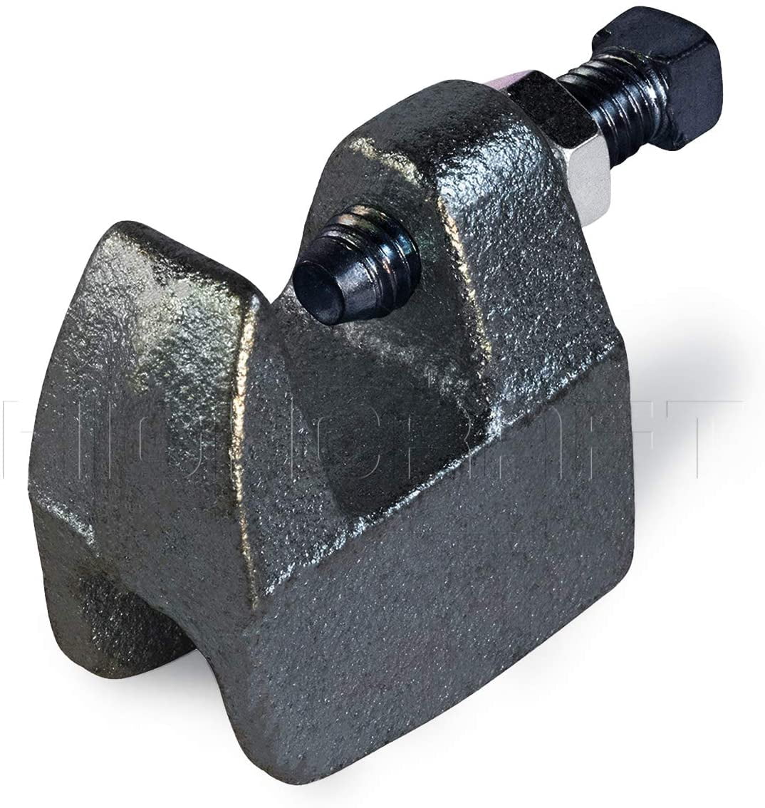 Highcraft Junior Beam Clamp for 1/2 in. Threaded Rod, Uncoated Steel (10-Pack)