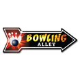 thumbnail image 1 of SignMission P-ARROW-999937 6 x 18 Po Piste de Bowling Signe Flèche, 1 of 1