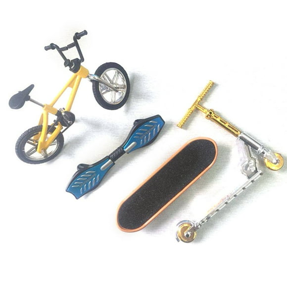 4Pcs Mini Finger Toys Set Mini Scooter Two Wheel Scooter Children‘S Educational Toys