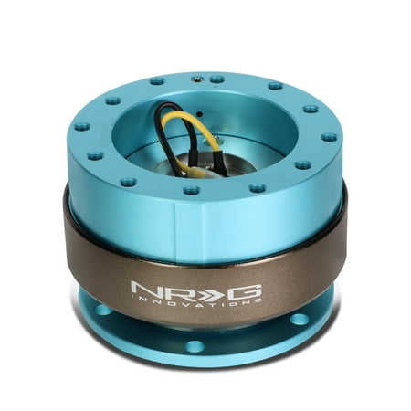 NRG Innovations SRK-200MF Steering Wheel Quick Release Adapter Gen 2.0 Minty Fresh Body/Titanium