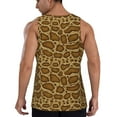 thumbnail image 3 of Xecao Snake Skin Men's Tank Top Workout Quick Dry Sleeveless Gym Jogging Muscle Shirts Summer Swim Beach Tops, 3 of 9