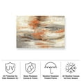 thumbnail image 2 of Silvia Vassileva 'Golden Dust Crop Orange' Outdoor All-Weather Wall Decor, 2 of 3