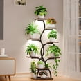 thumbnail image 1 of Soporte para plantas de interior EVAWOO de 8 niveles con luz de cultivo de 49 pulgadas, 1 of 9