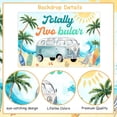 thumbnail image 5 of Surf 2nd Birthday Decoration Totally Two - Bular Birthday Backdrop Summer Beach 2nd Birthday Decoration Surfboard Backdrop Banner Retro Surf Birthday Decor for Hawaiian Beach Summer Surfing, 5 of 6